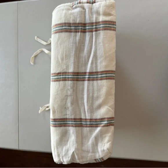 PiuBelle Washed Linen Queen Sheet Set - Picture 4 of 7